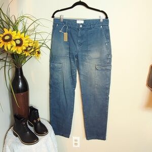 KOTN Blue Cargo Pants for Men